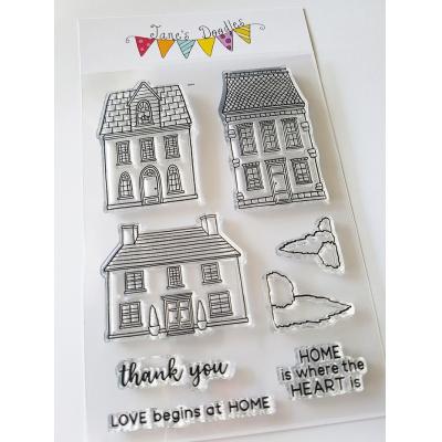 Jane's Doodles Clear Stamps - Home